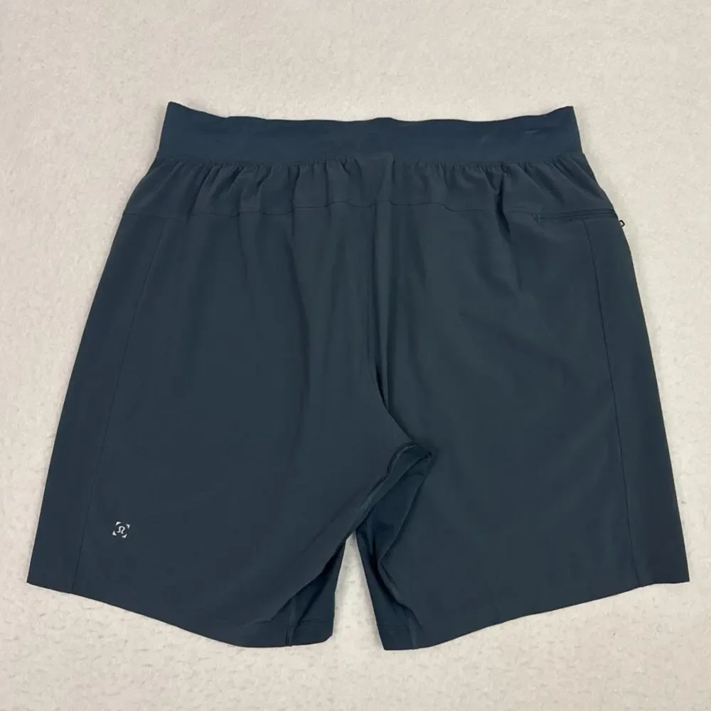 Lululemon T.H.E. Short 9” Linerless Mens XL Blue Training Gym Shorts